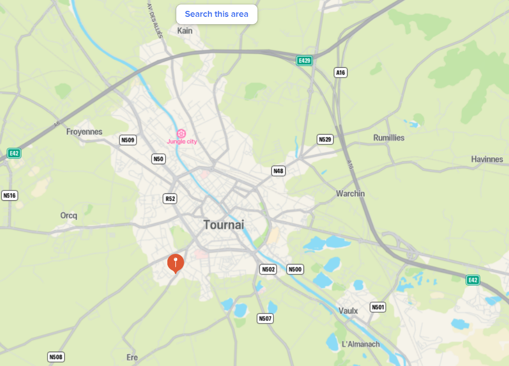 Tournai plan 129 chaussee willemeau